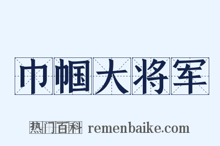 巾帼大将军是什么意思的图片
